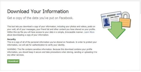 [Tuto] Télécharger ses informations Facebook