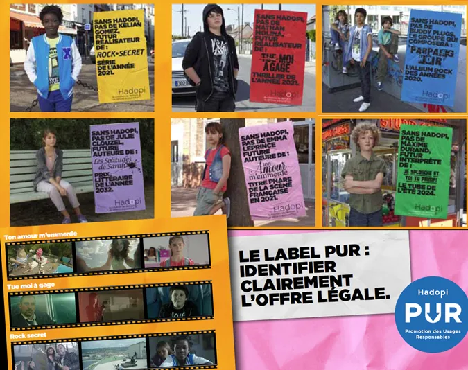 La nouvelle campagne de communication de la Hadopi est lancée