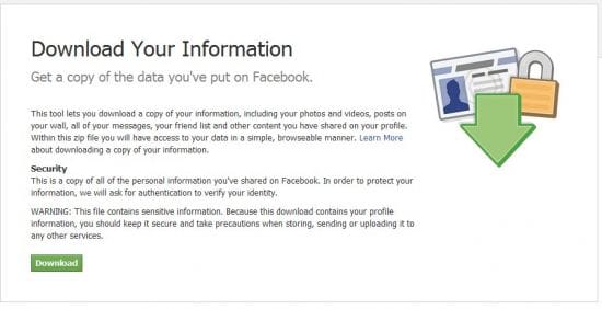 [Tuto] Télécharger ses informations Facebook