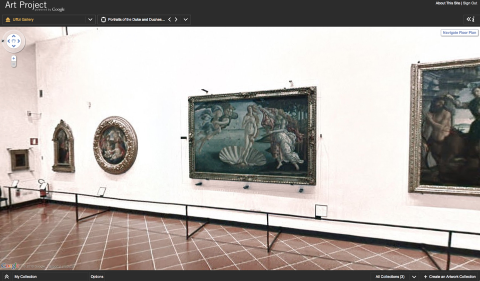 Google Art Project: Street View appliqué aux musées