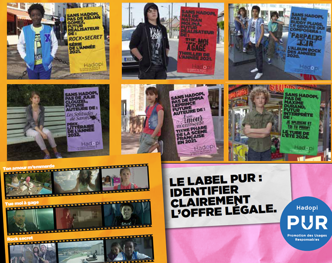 La nouvelle campagne de communication de la Hadopi est lancée