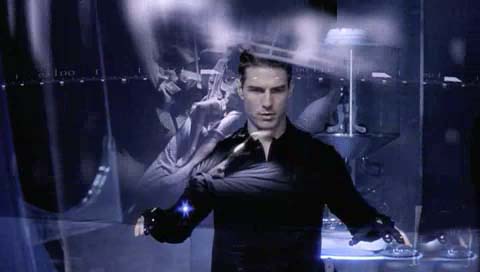 L&#039;interface de Minority Report par Toshiba