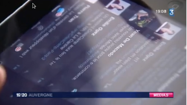 Le Web auvergnat sur le petit écran