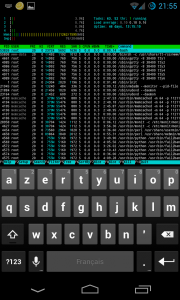JuiceSSH Htop